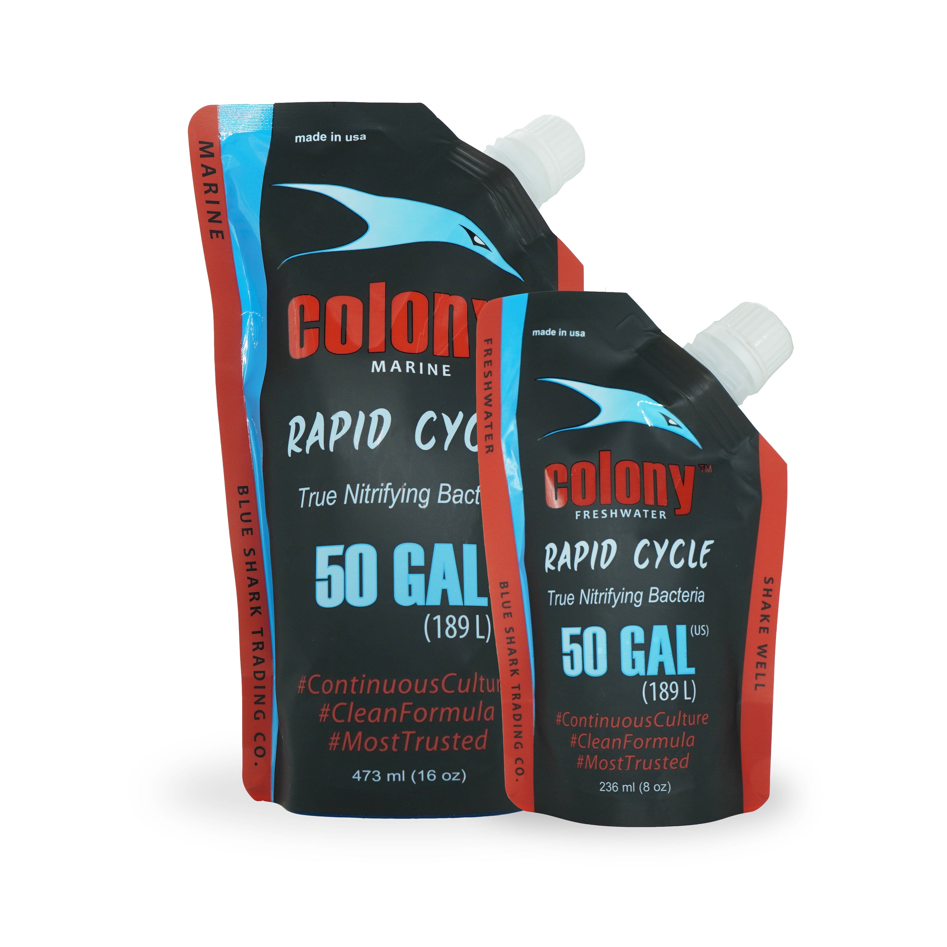 rapid cycleOnly true nitrifying bacteria will do the job.  Colony is the most trusted cycling product in the world⇾