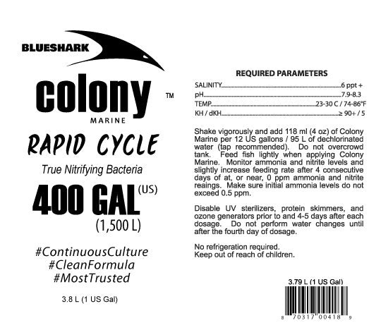 Colony Marine Nitrifying Bacteria (Wholesale)